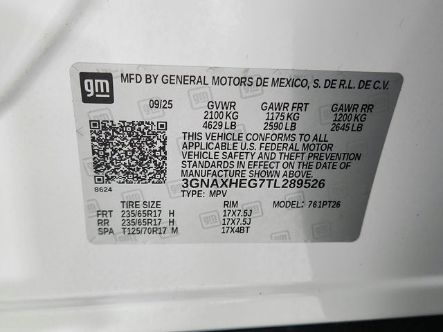 2026 Chevrolet Equinox FWD LT