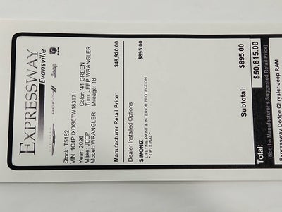 2026 Jeep Wrangler JEEP WRANGLER 4-DOOR SPORT