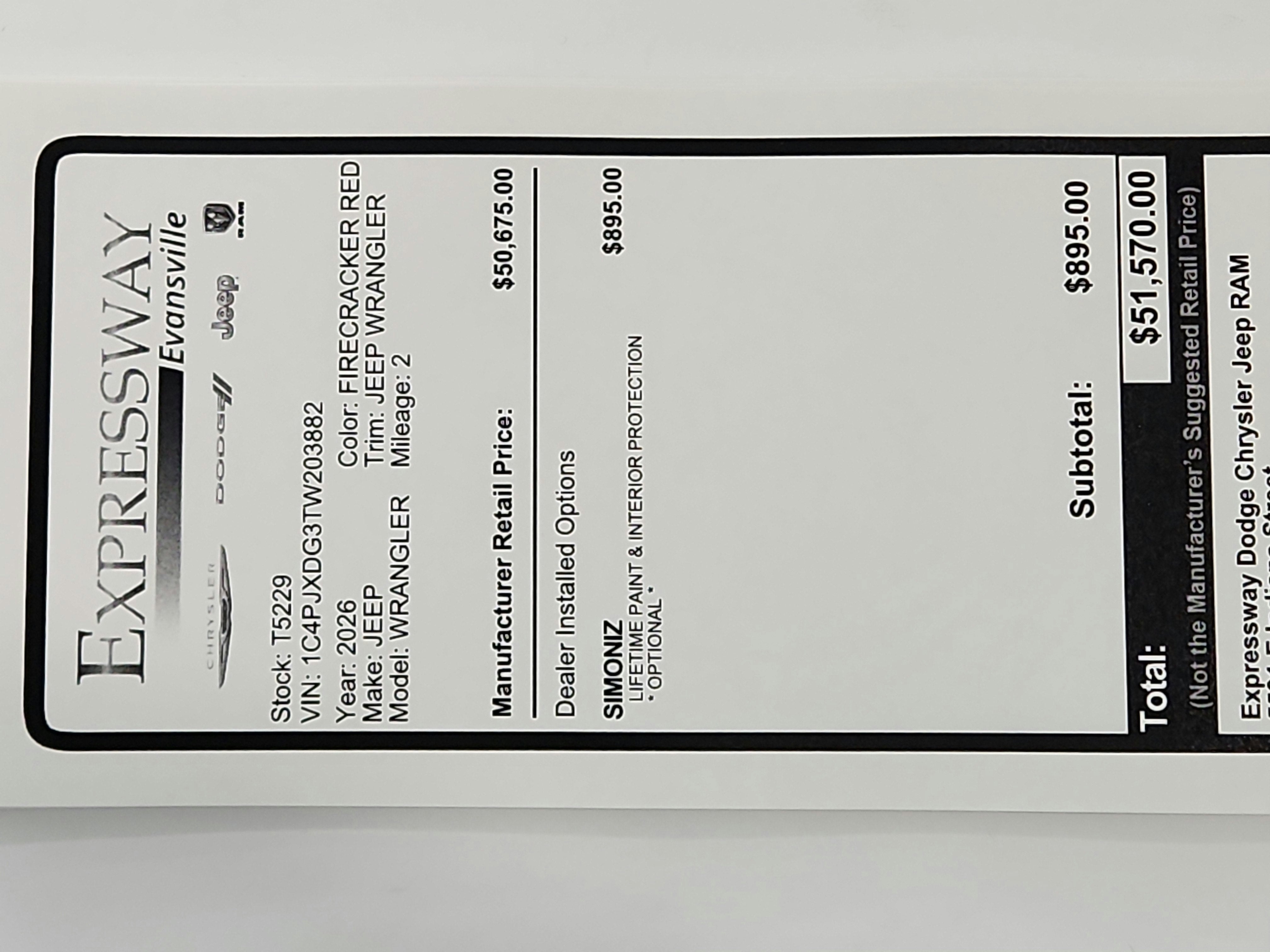 2026 Jeep Wrangler JEEP WRANGLER 4-DOOR SPORT