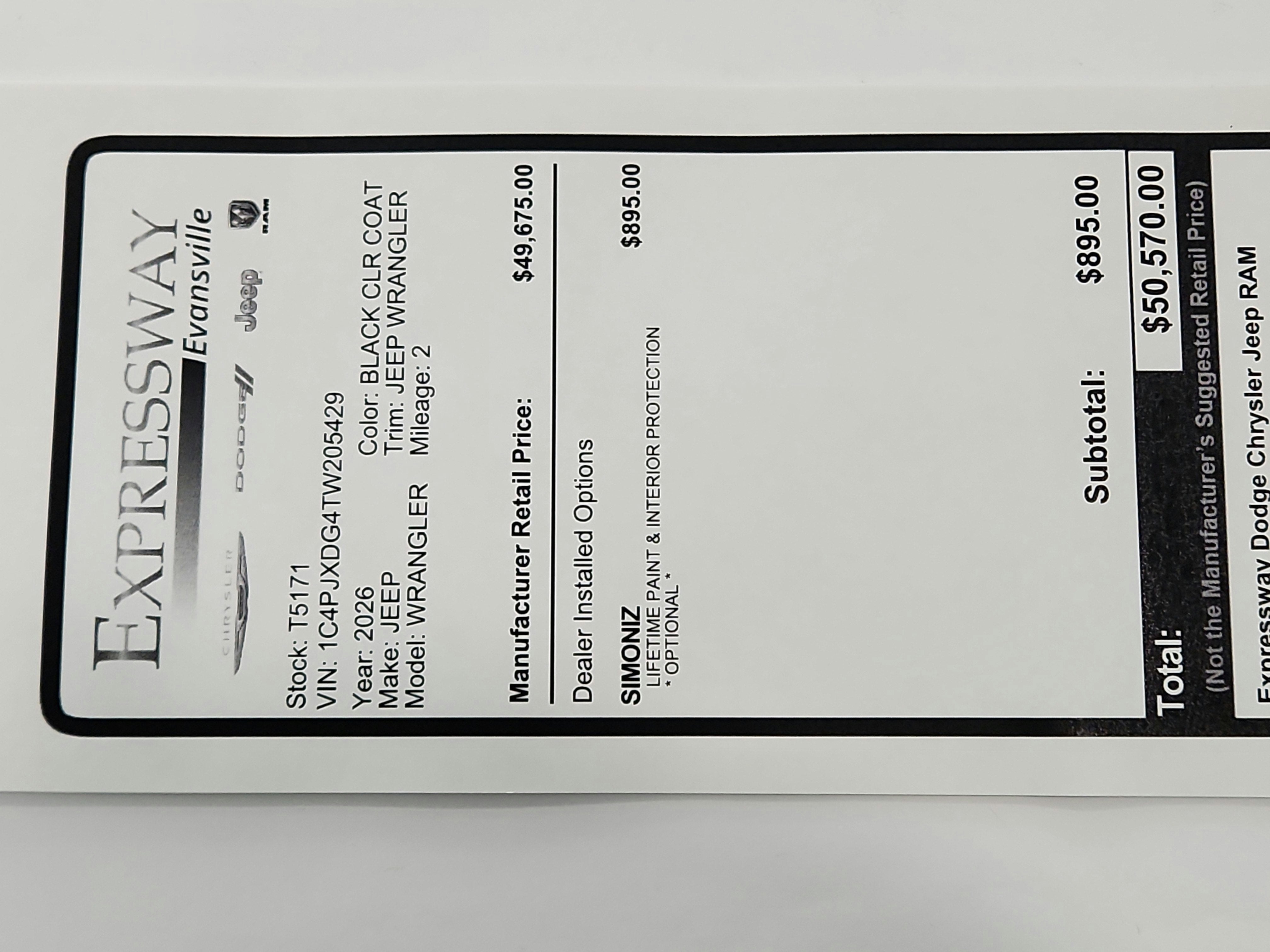 2026 Jeep Wrangler JEEP WRANGLER 4-DOOR SPORT