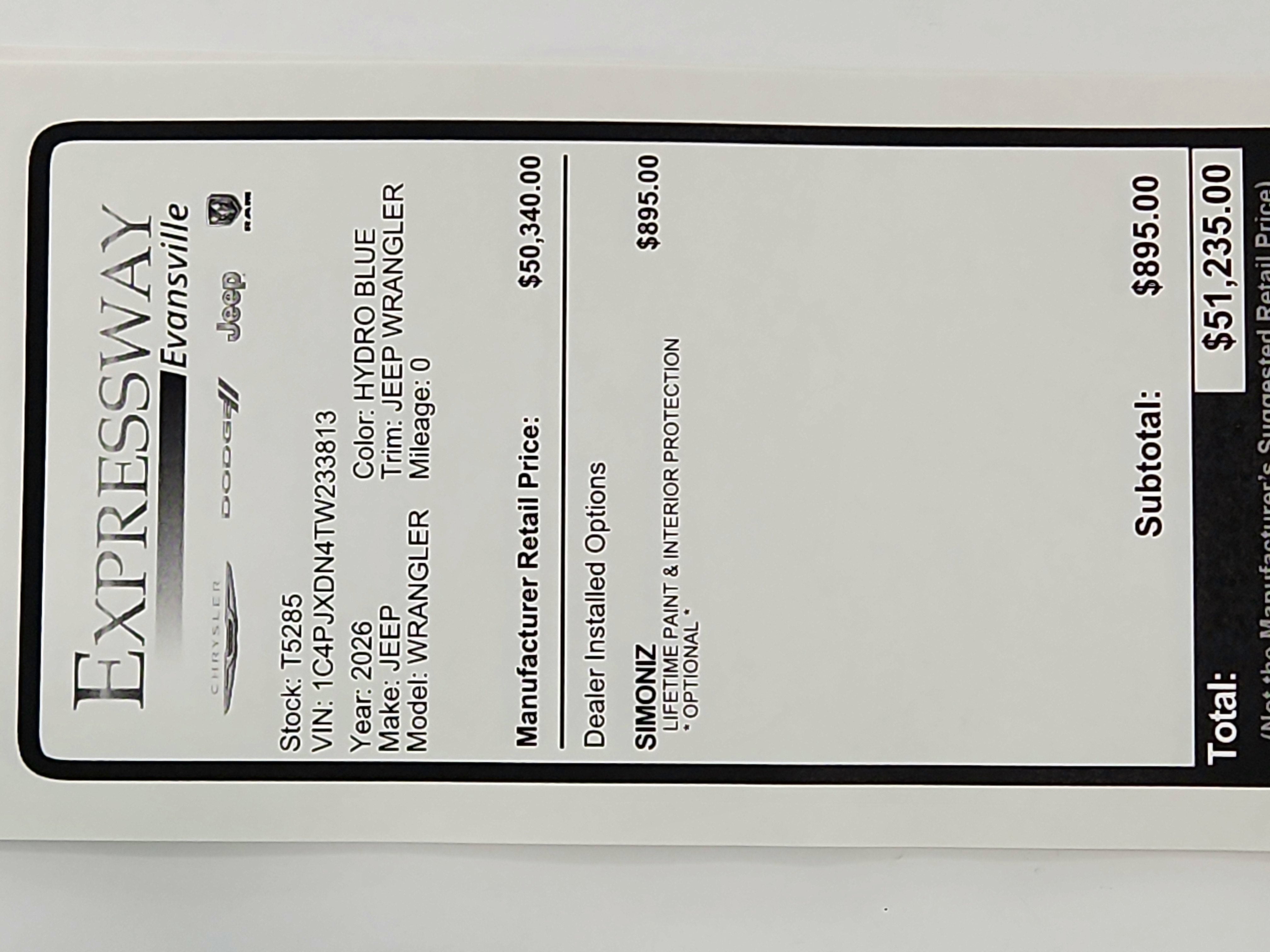 2026 Jeep Wrangler JEEP WRANGLER 4-DOOR SPORT