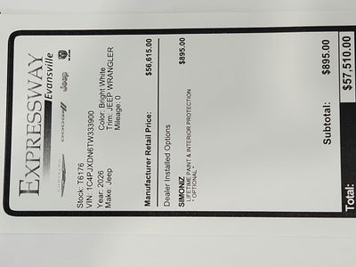 2026 Jeep Wrangler America 250 4 Door 4x4