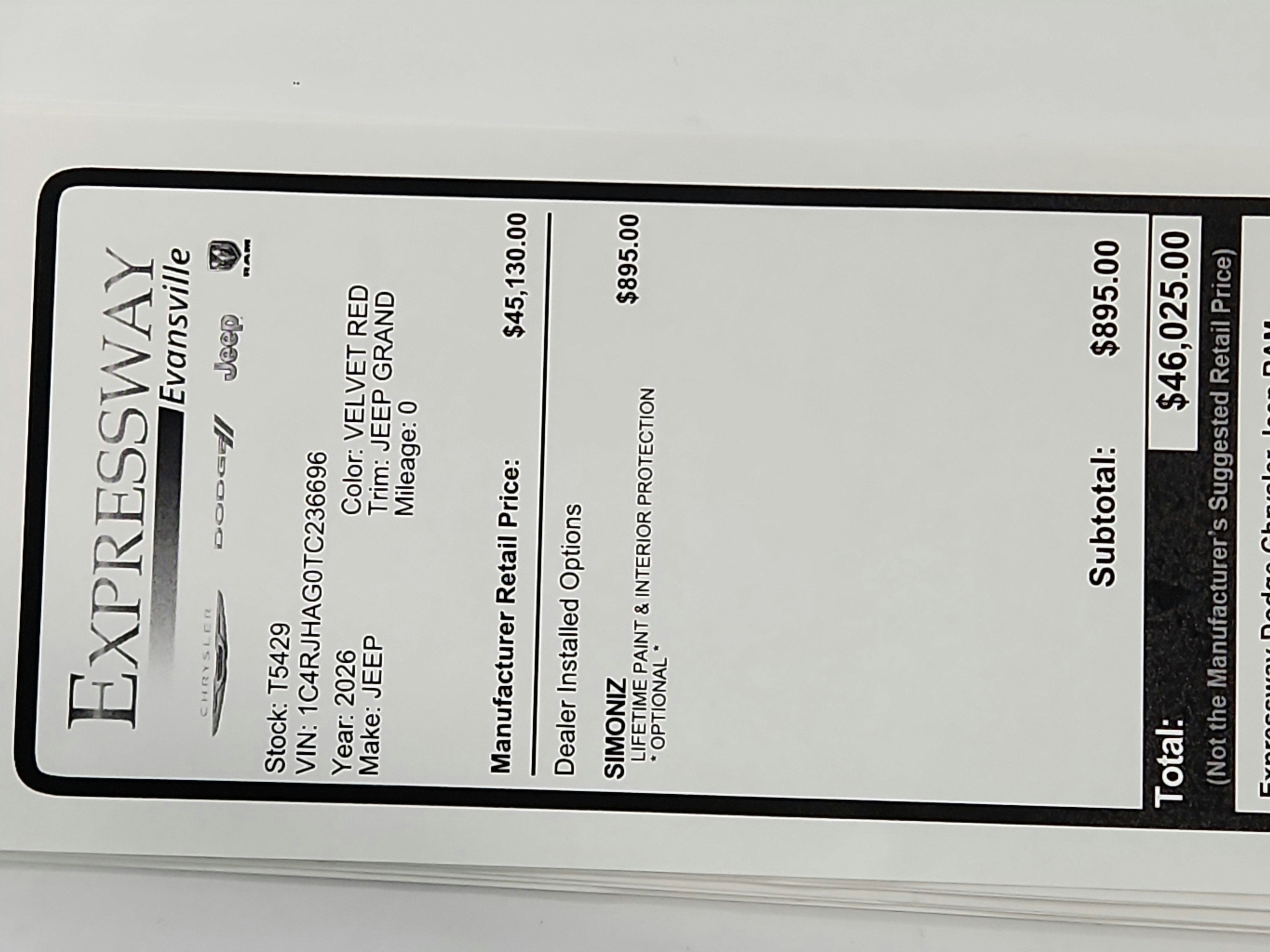 2026 Jeep Grand Cherokee JEEP GRAND CHEROKEE LAREDO 4X4