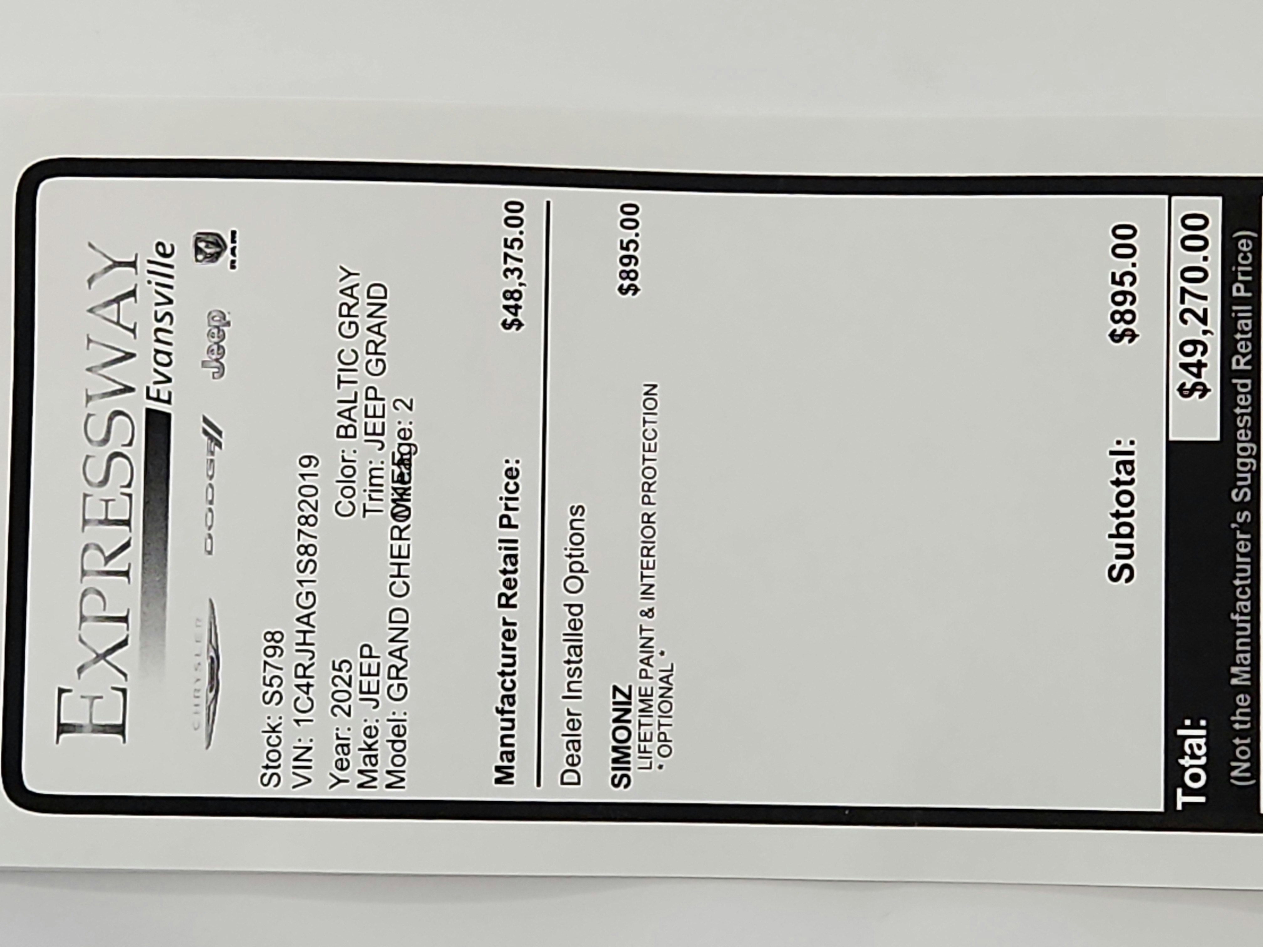 2025 Jeep Grand Cherokee JEEP GRAND CHEROKEE LAREDO 4X4