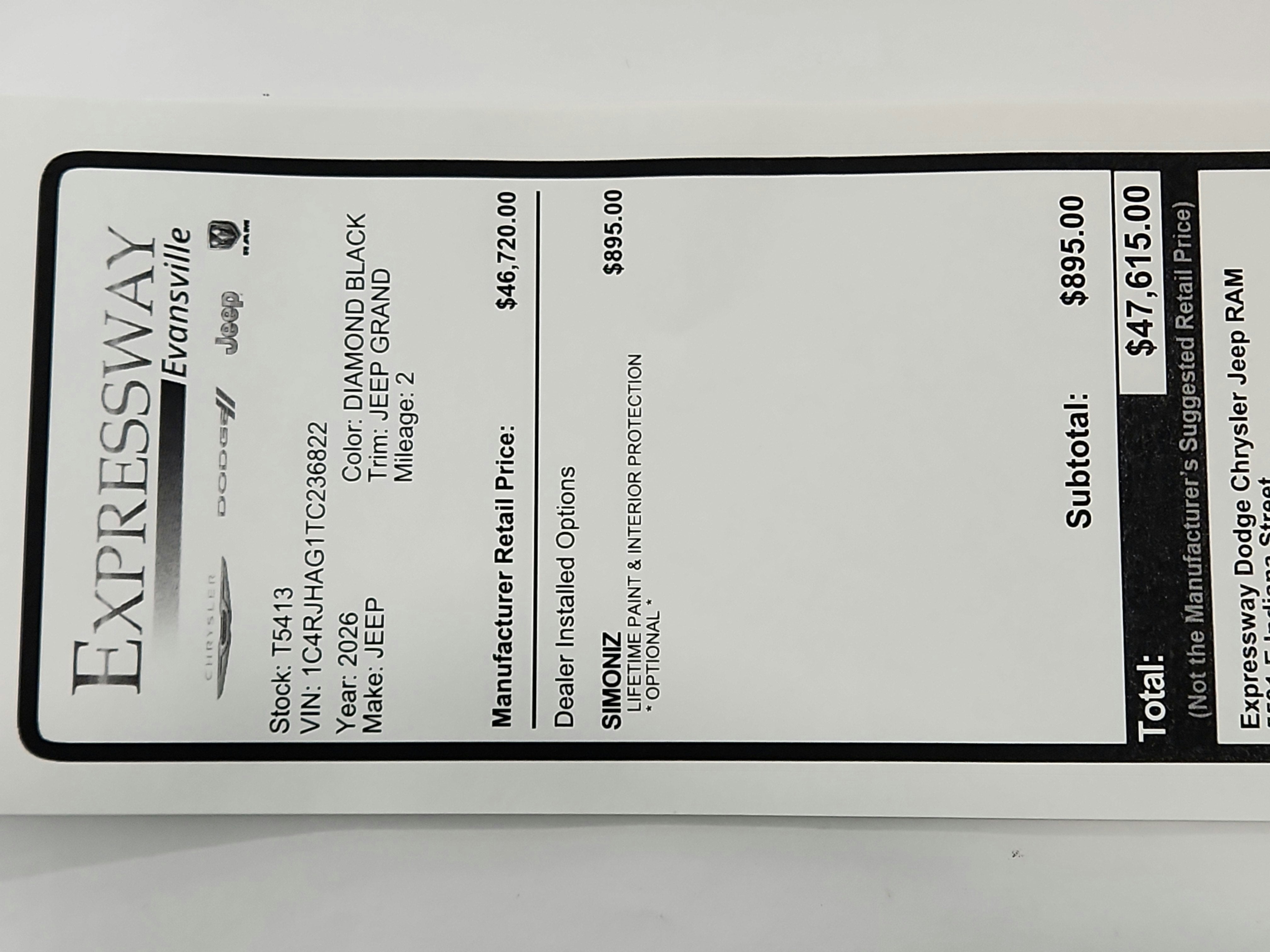 2026 Jeep Grand Cherokee JEEP GRAND CHEROKEE LAREDO 4X4