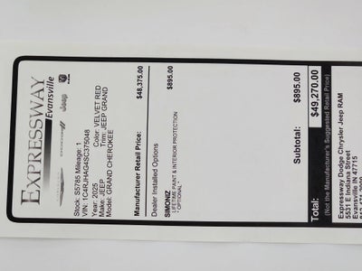 2025 Jeep Grand Cherokee JEEP GRAND CHEROKEE LAREDO 4X4