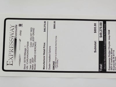 2025 Jeep Grand Cherokee JEEP GRAND CHEROKEE LAREDO 4X4