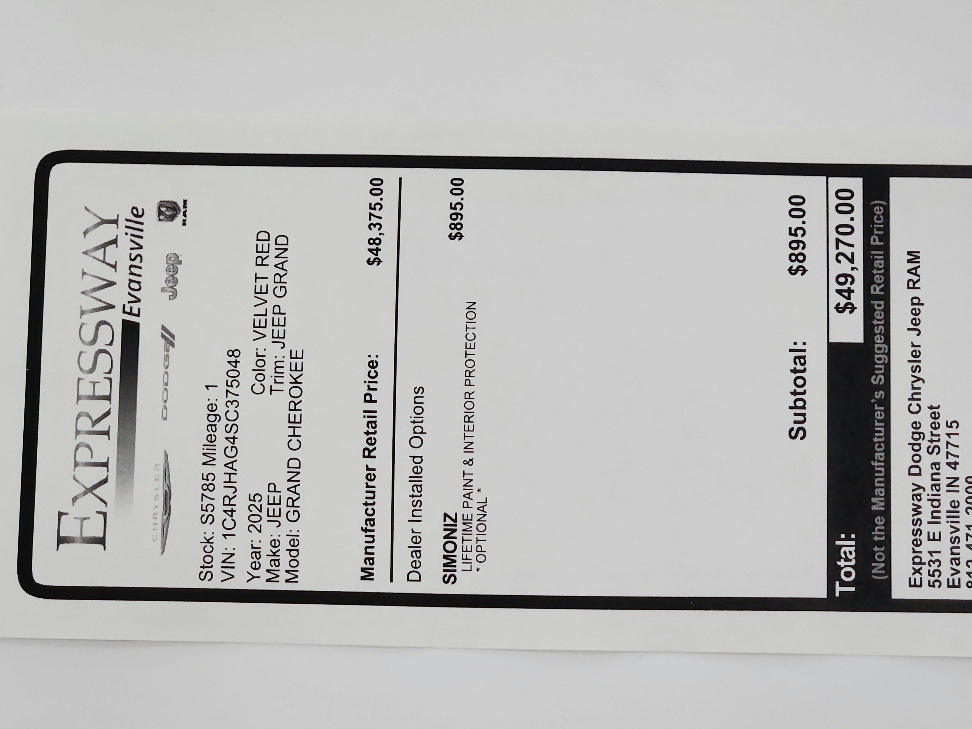 2025 Jeep Grand Cherokee JEEP GRAND CHEROKEE LAREDO 4X4