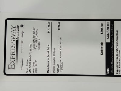 2026 Jeep Grand Cherokee JEEP GRAND CHEROKEE LAREDO 4X4