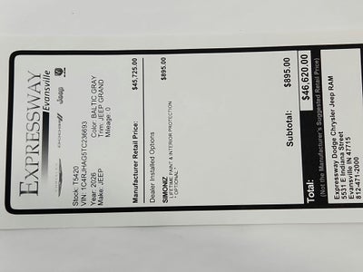 2026 Jeep Grand Cherokee JEEP GRAND CHEROKEE LAREDO 4X4