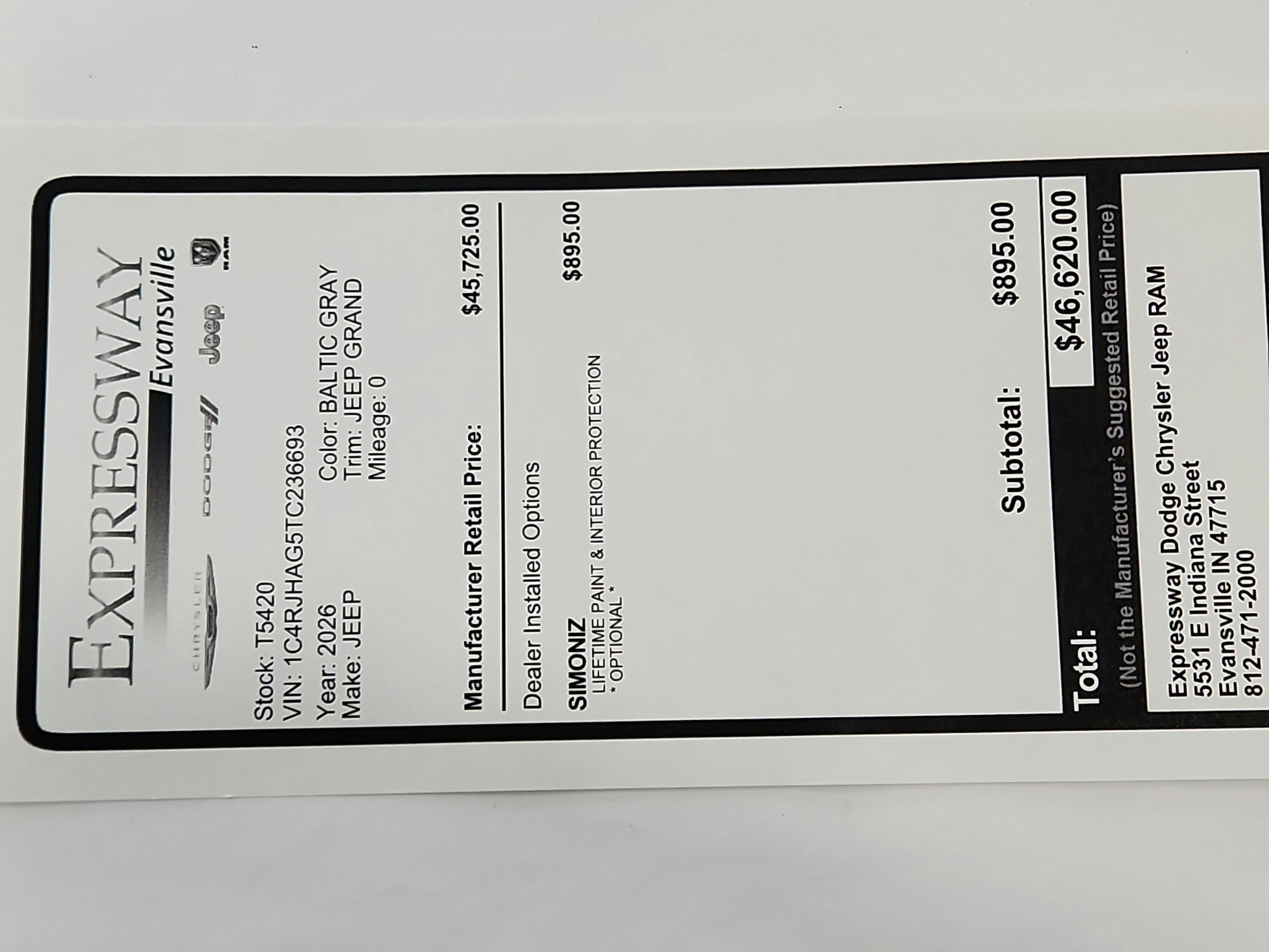 2026 Jeep Grand Cherokee JEEP GRAND CHEROKEE LAREDO 4X4