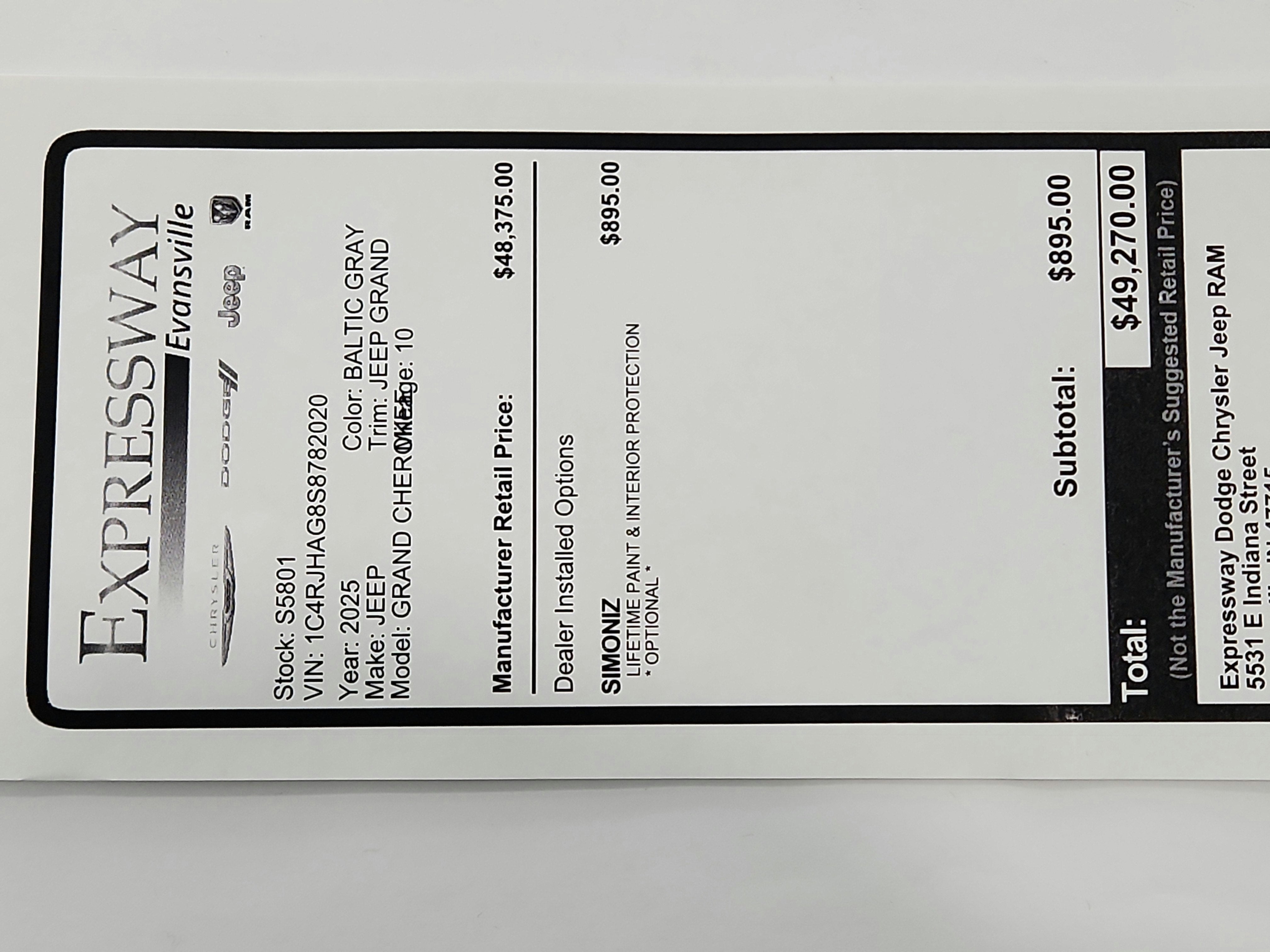 2025 Jeep Grand Cherokee JEEP GRAND CHEROKEE LAREDO 4X4