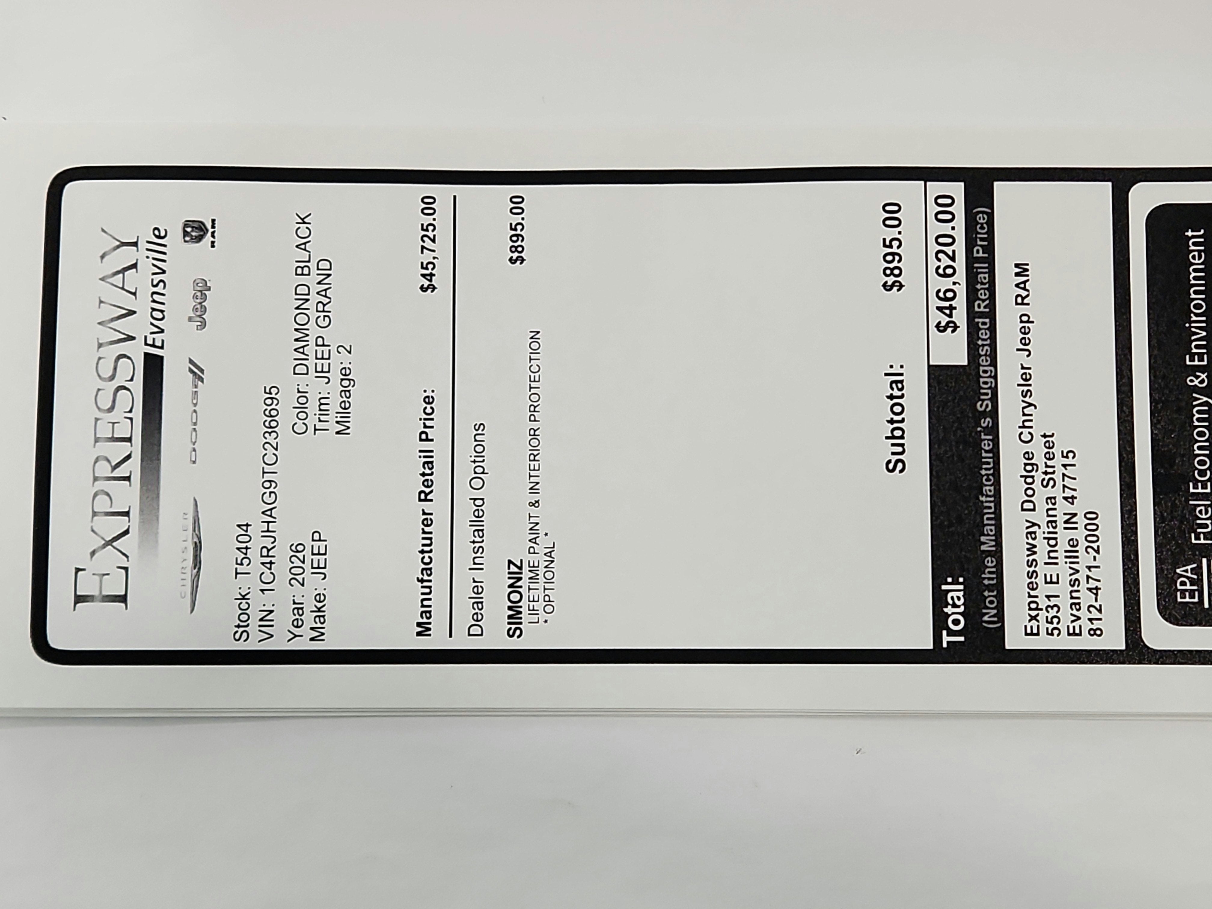 2026 Jeep Grand Cherokee JEEP GRAND CHEROKEE LAREDO 4X4