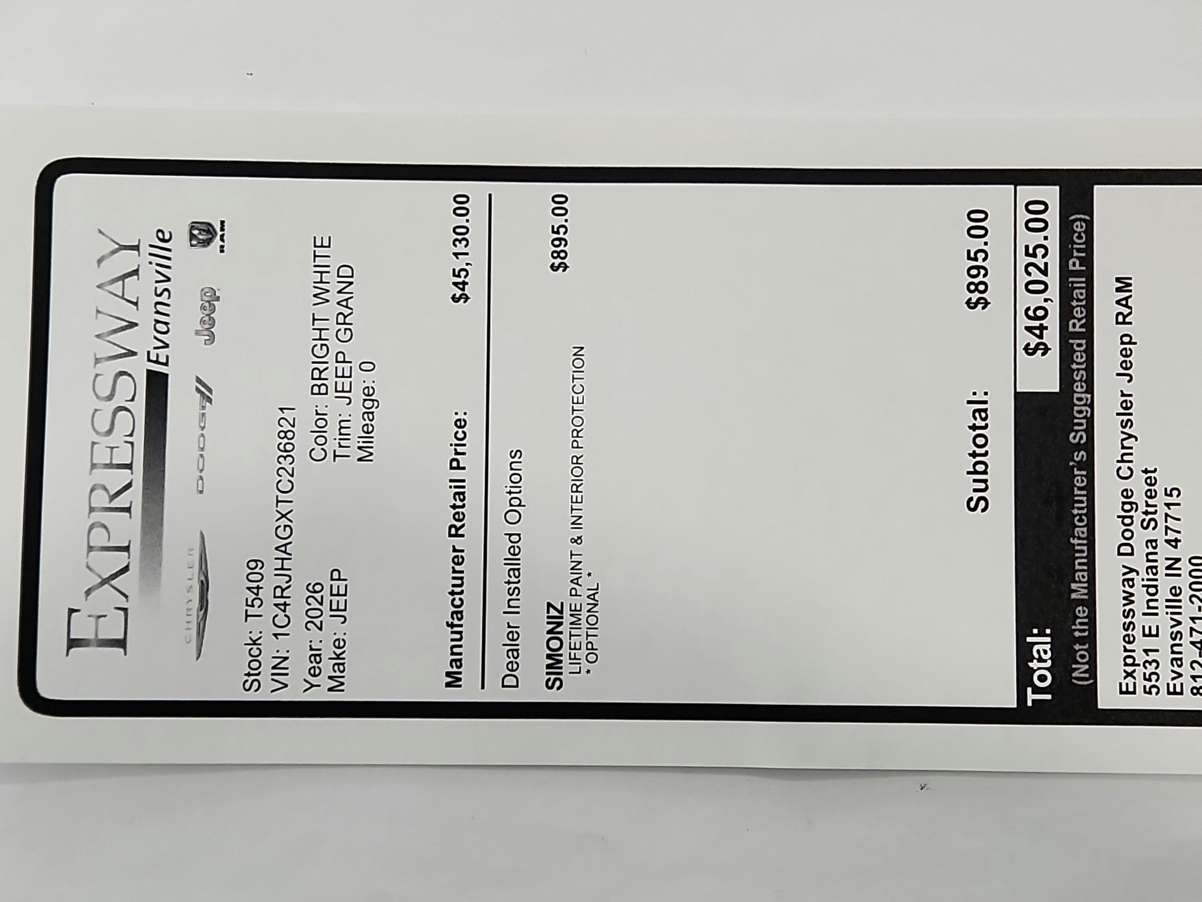 2026 Jeep Grand Cherokee JEEP GRAND CHEROKEE LAREDO 4X4