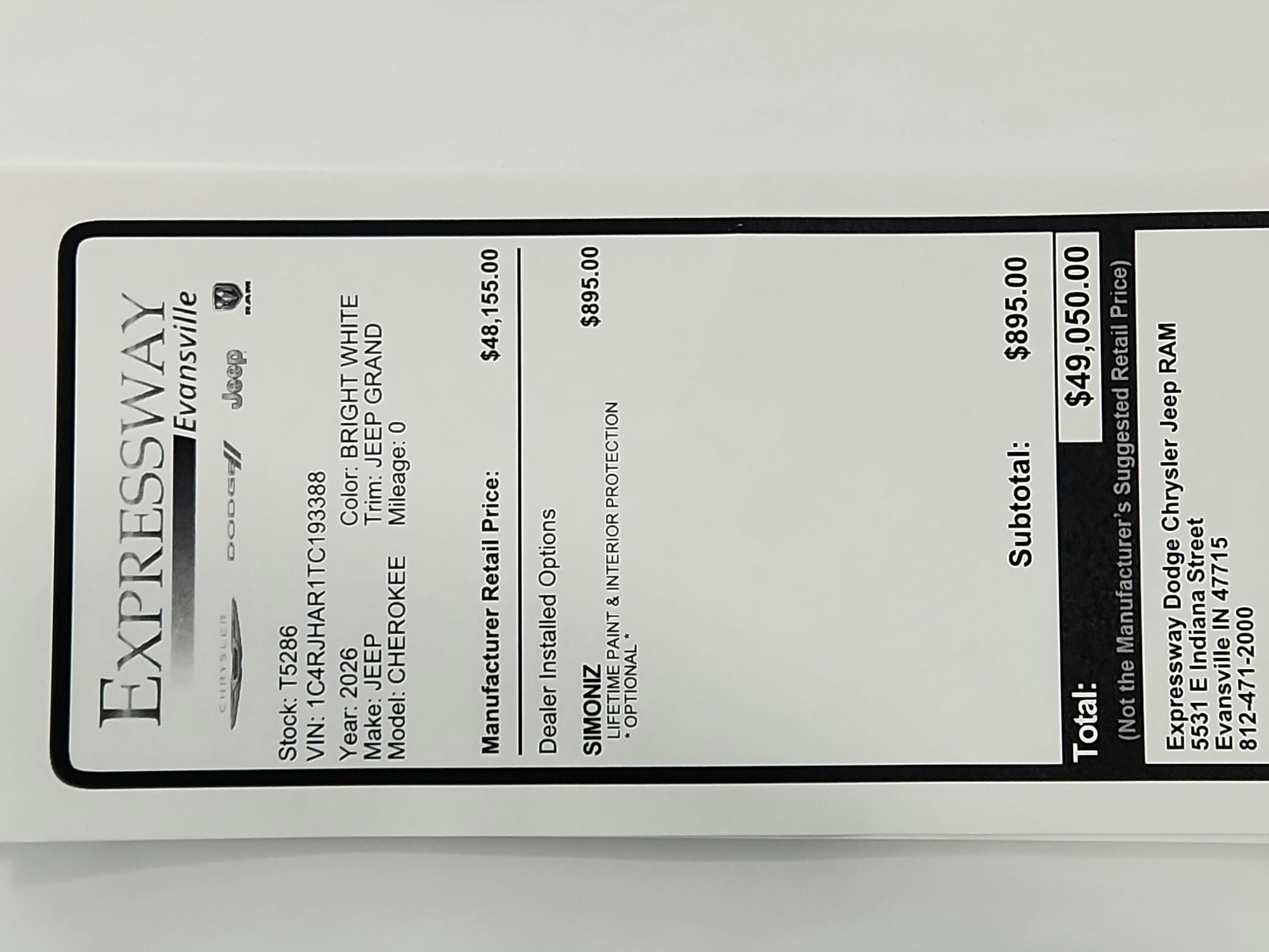 2026 Jeep Grand Cherokee JEEP GRAND CHEROKEE LAREDO 4X4