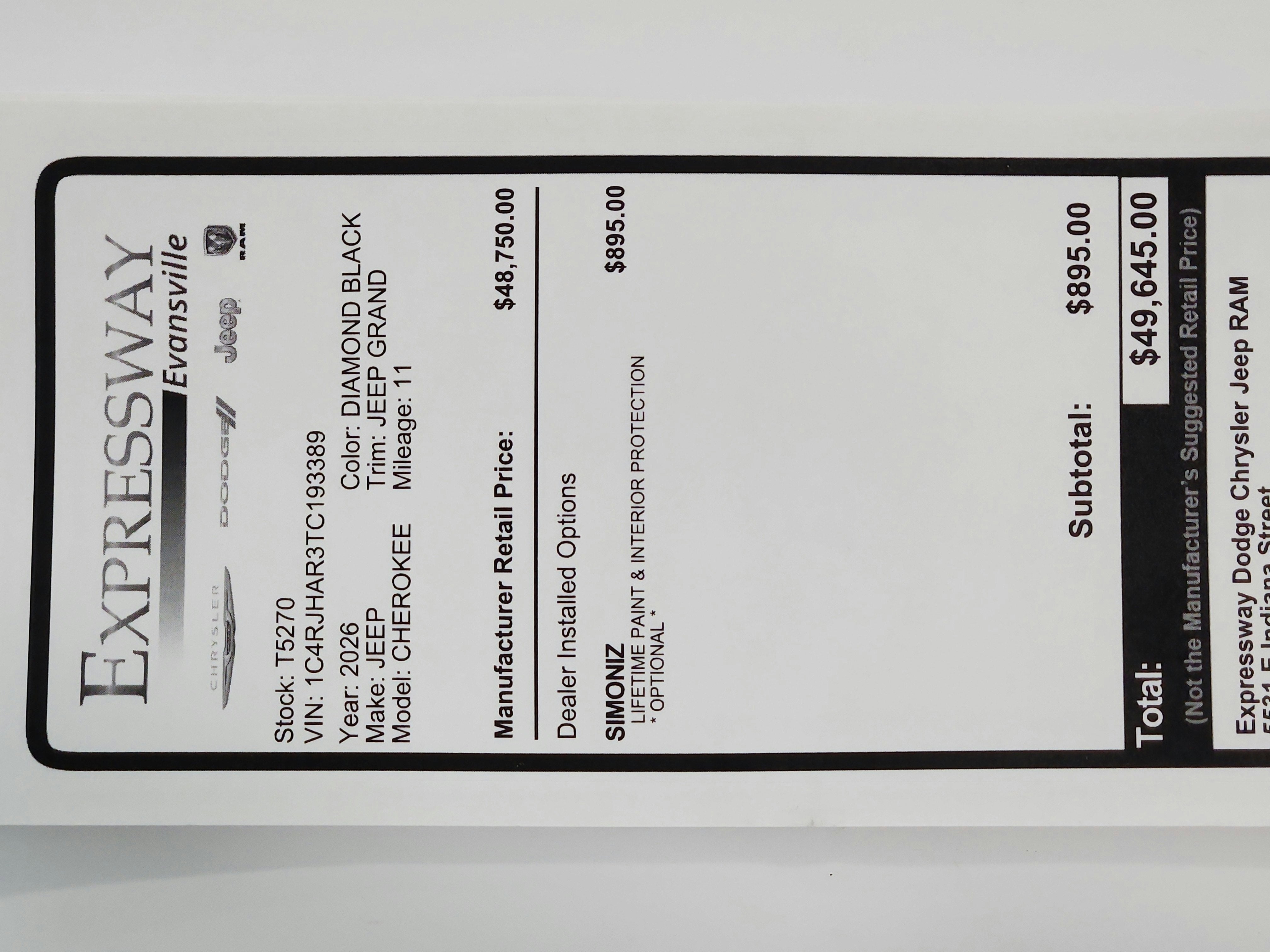 2026 Jeep Grand Cherokee JEEP GRAND CHEROKEE LAREDO 4X4