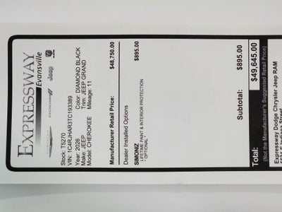 2026 Jeep Grand Cherokee Laredo Altitude 4x4