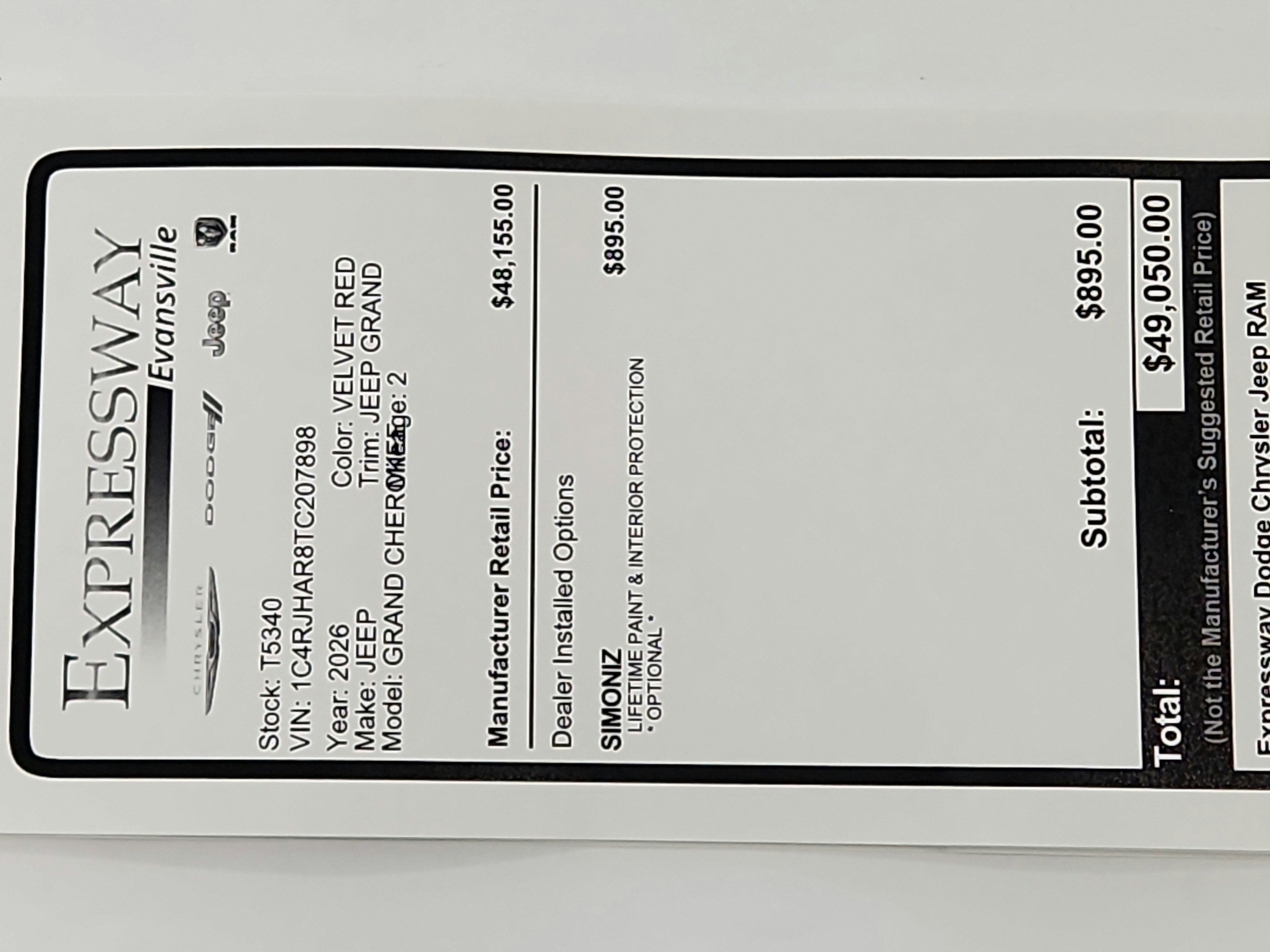 2026 Jeep Grand Cherokee JEEP GRAND CHEROKEE LAREDO 4X4