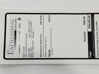 2026 Jeep Grand Cherokee JEEP GRAND CHEROKEE LAREDO 4X4