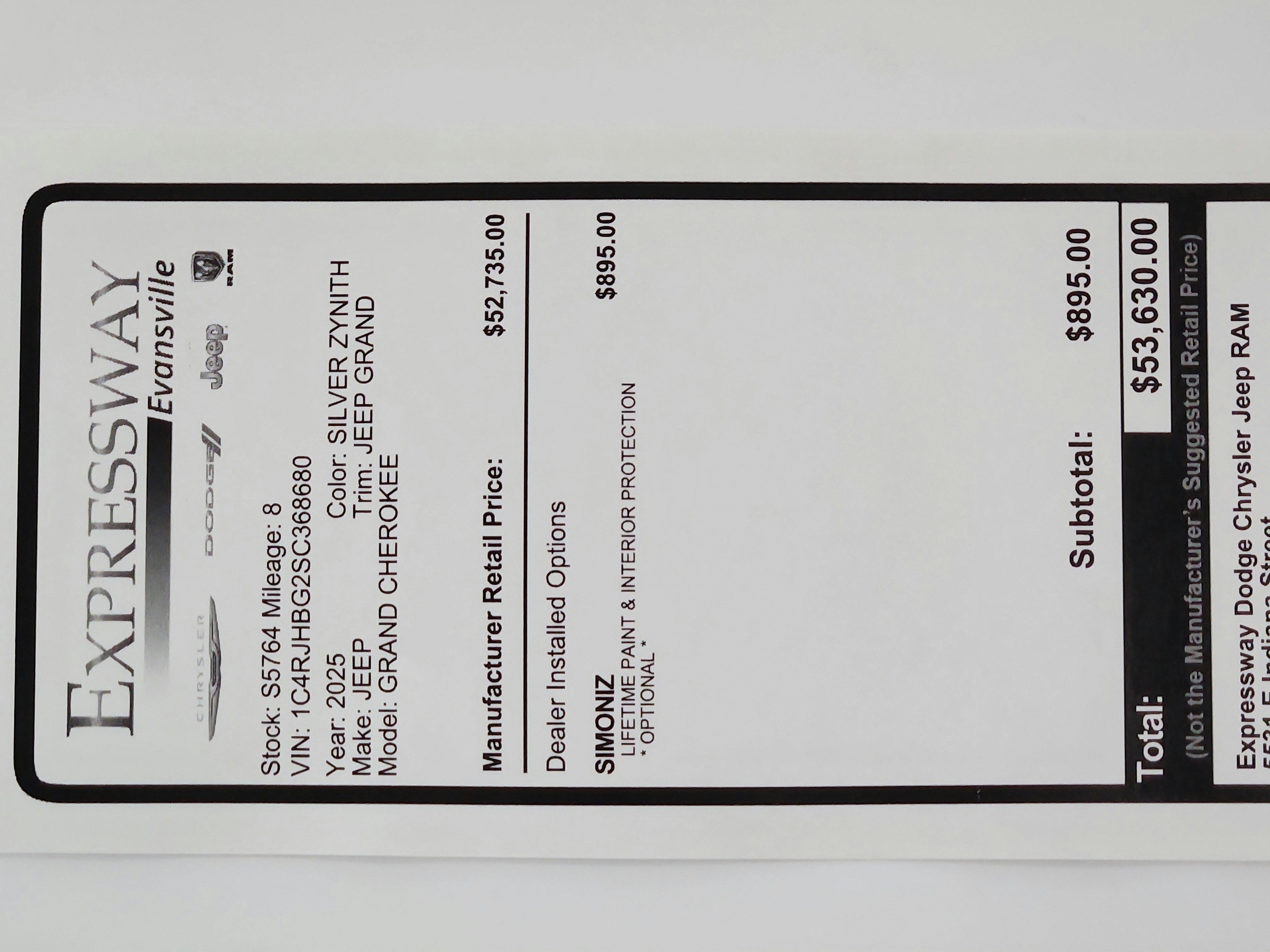 2025 Jeep Grand Cherokee JEEP GRAND CHEROKEE LIMITED 4X4