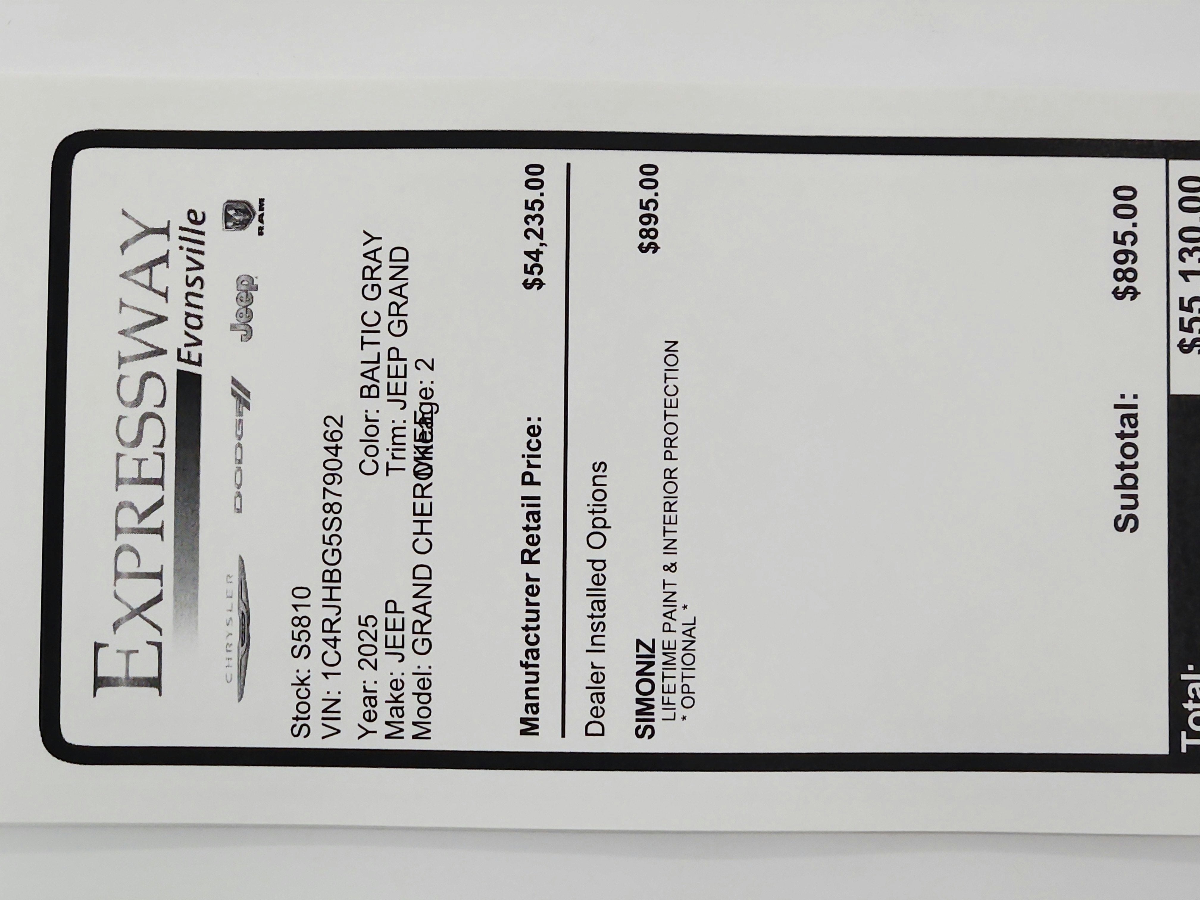 2025 Jeep Grand Cherokee JEEP GRAND CHEROKEE LIMITED 4X4