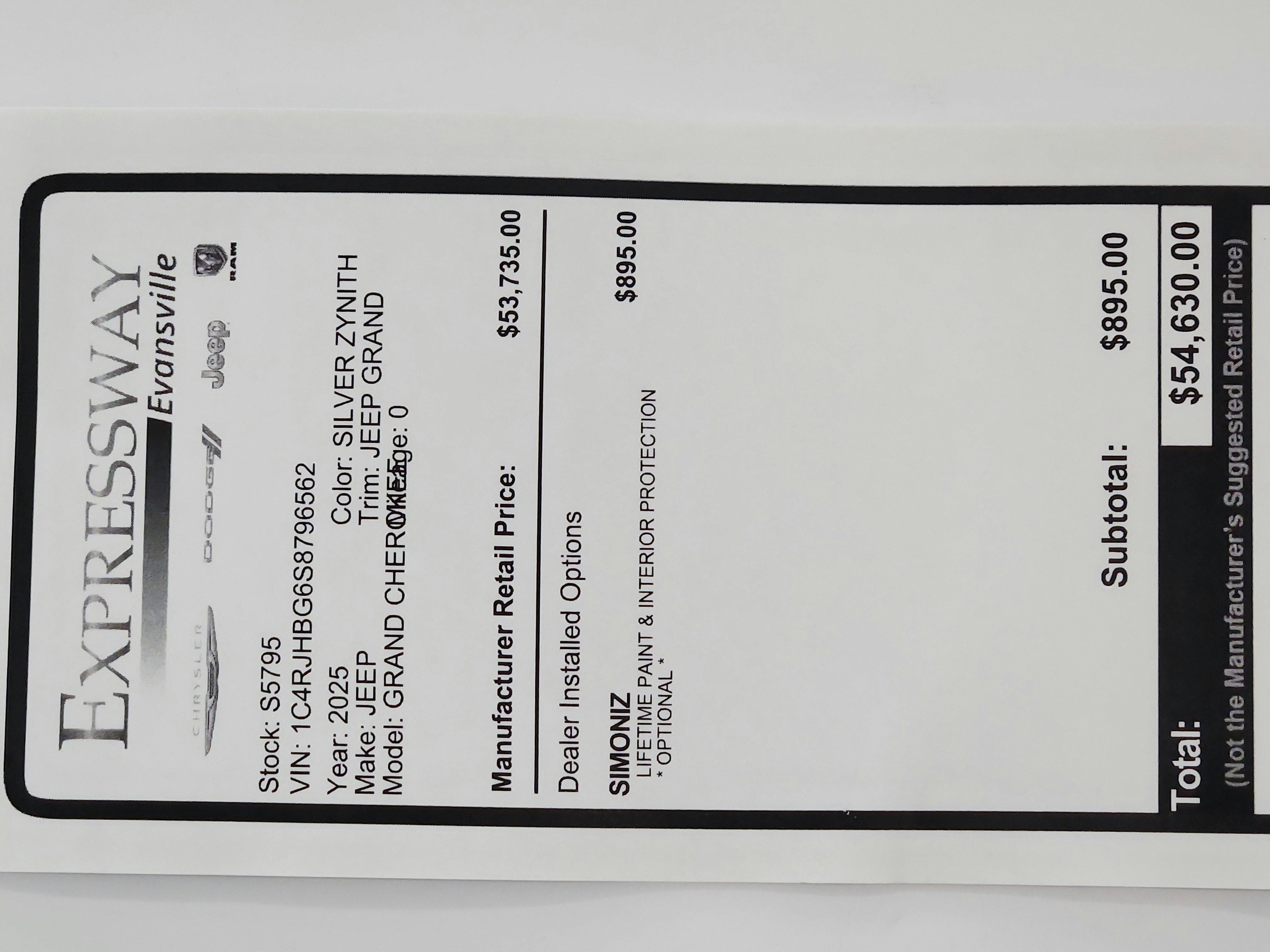 2025 Jeep Grand Cherokee JEEP GRAND CHEROKEE LIMITED 4X4