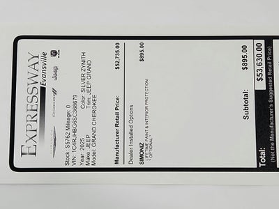 2025 Jeep Grand Cherokee JEEP GRAND CHEROKEE LIMITED 4X4