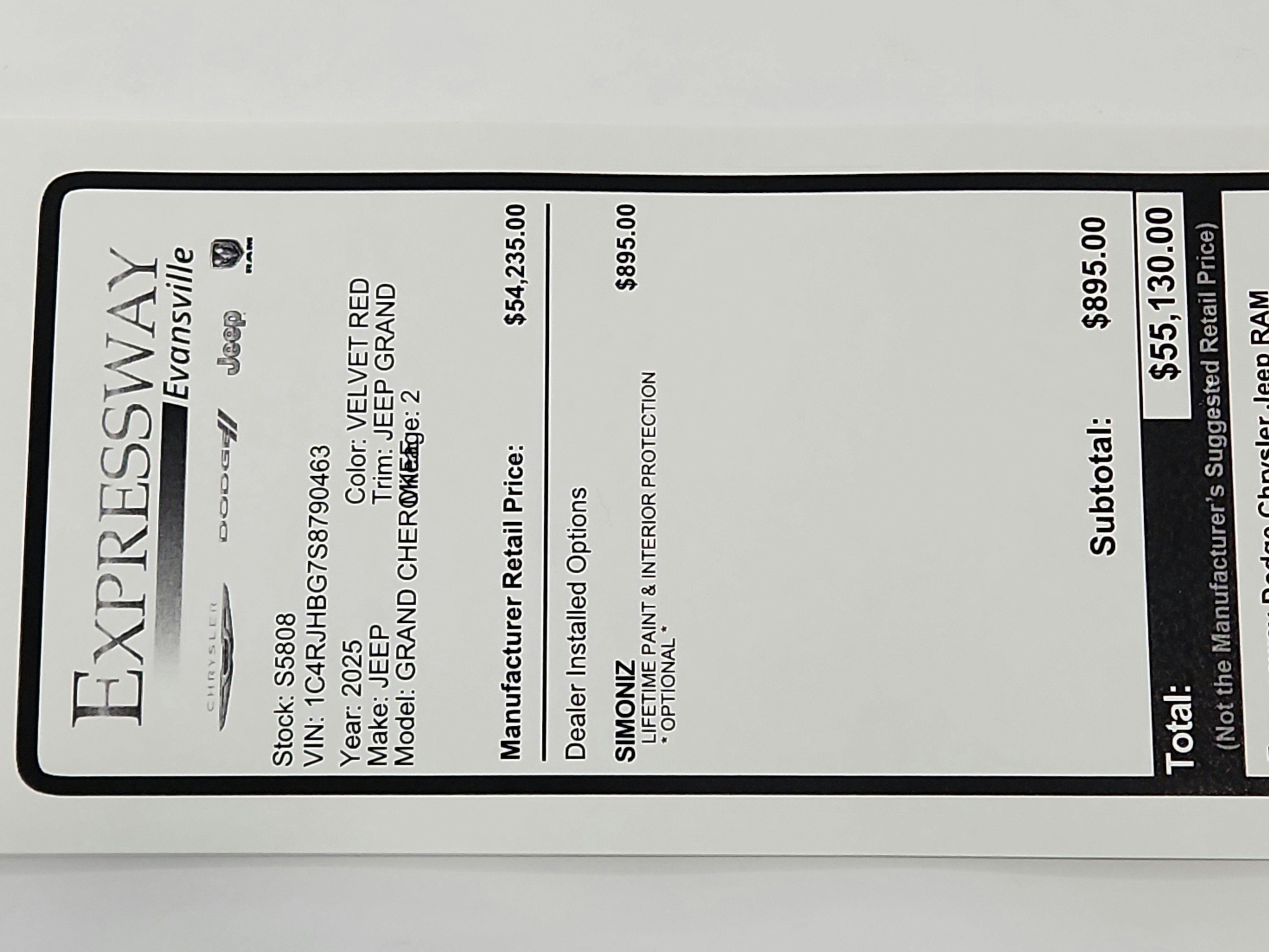 2025 Jeep Grand Cherokee JEEP GRAND CHEROKEE LIMITED 4X4