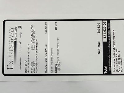 2025 Jeep Grand Cherokee JEEP GRAND CHEROKEE LIMITED 4X4