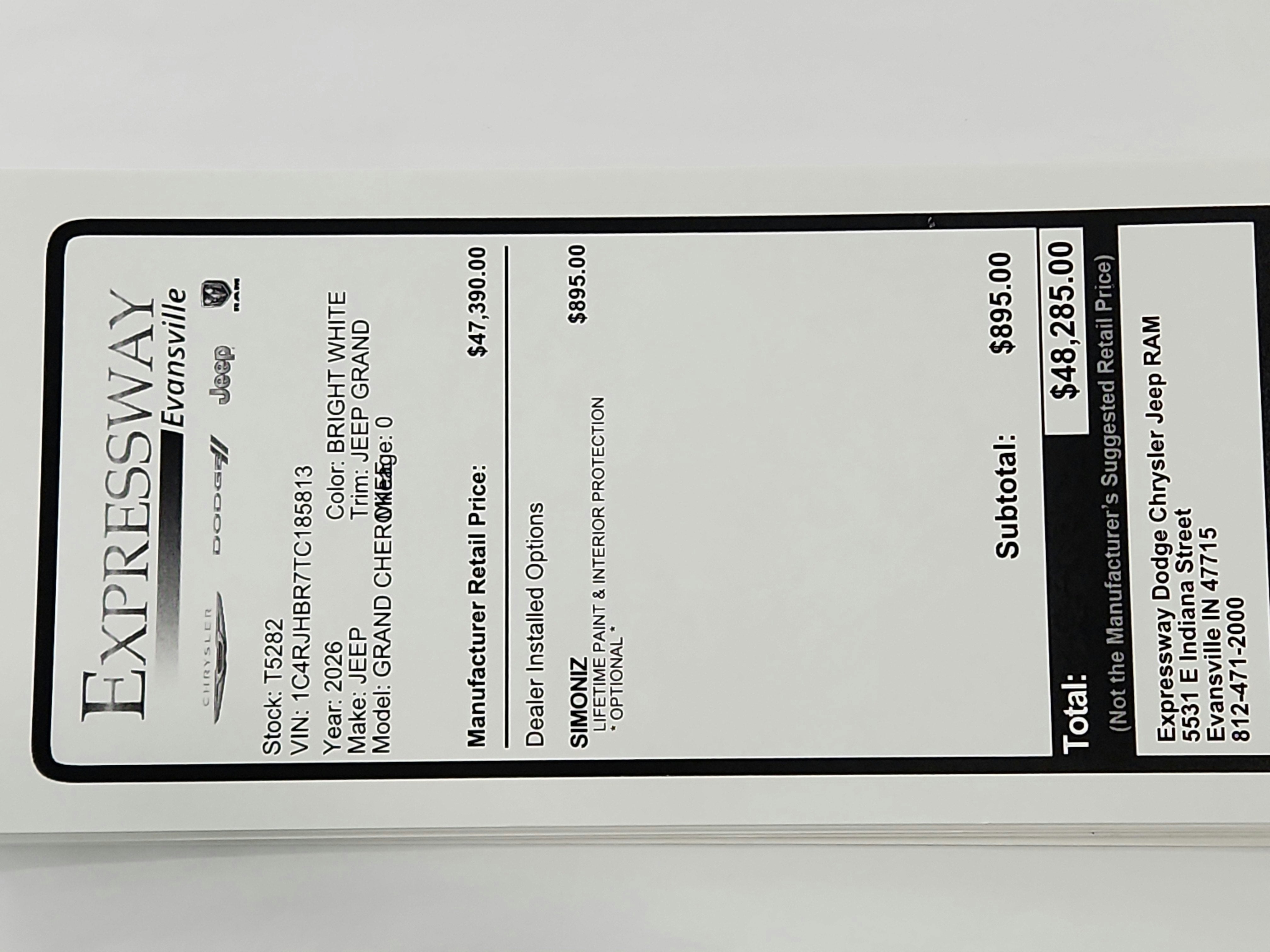 2026 Jeep Grand Cherokee JEEP GRAND CHEROKEE LIMITED 4X4