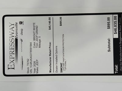 2026 Jeep Grand Cherokee JEEP GRAND CHEROKEE L LAREDO 4X4