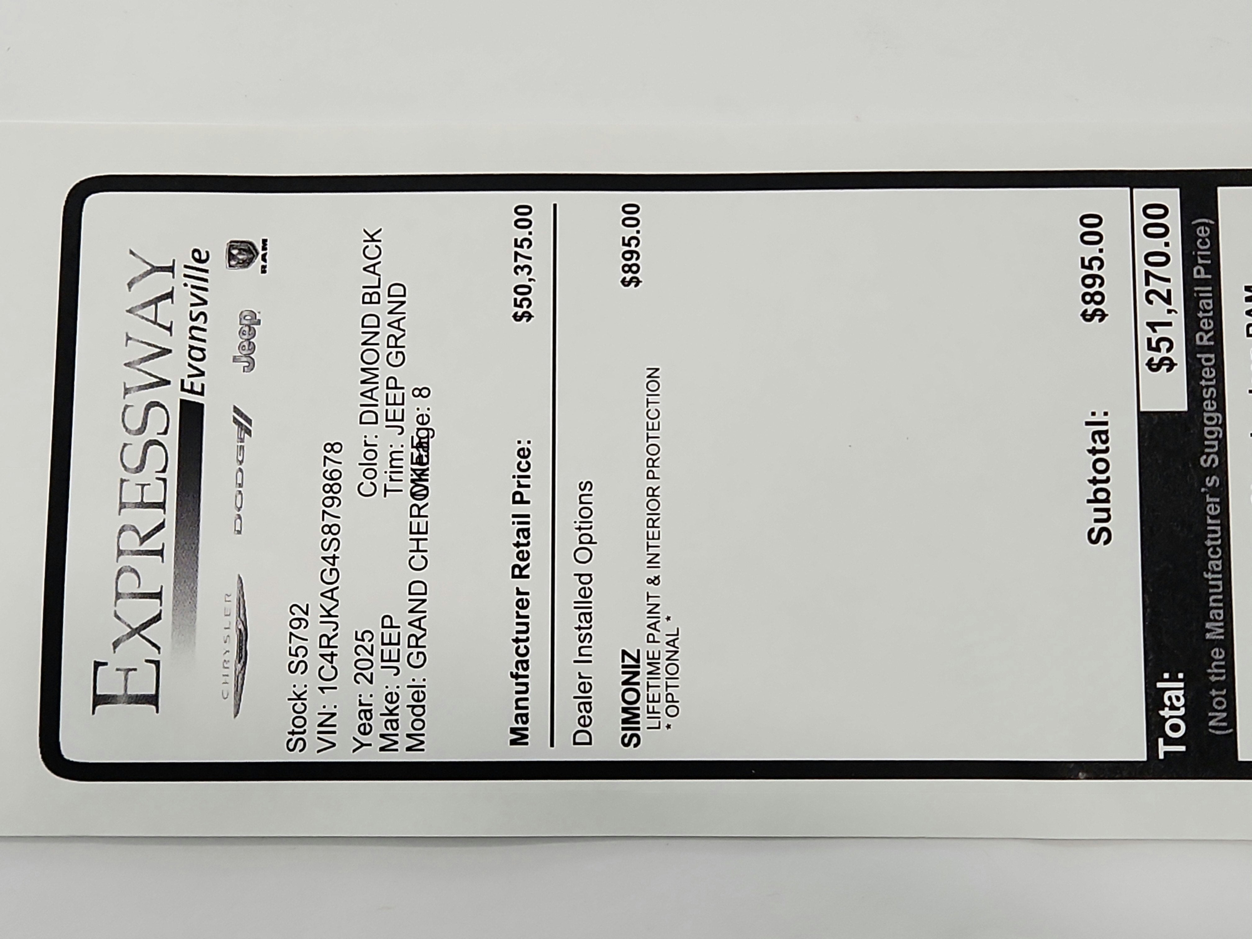 2025 Jeep Grand Cherokee JEEP GRAND CHEROKEE L LAREDO 4X4