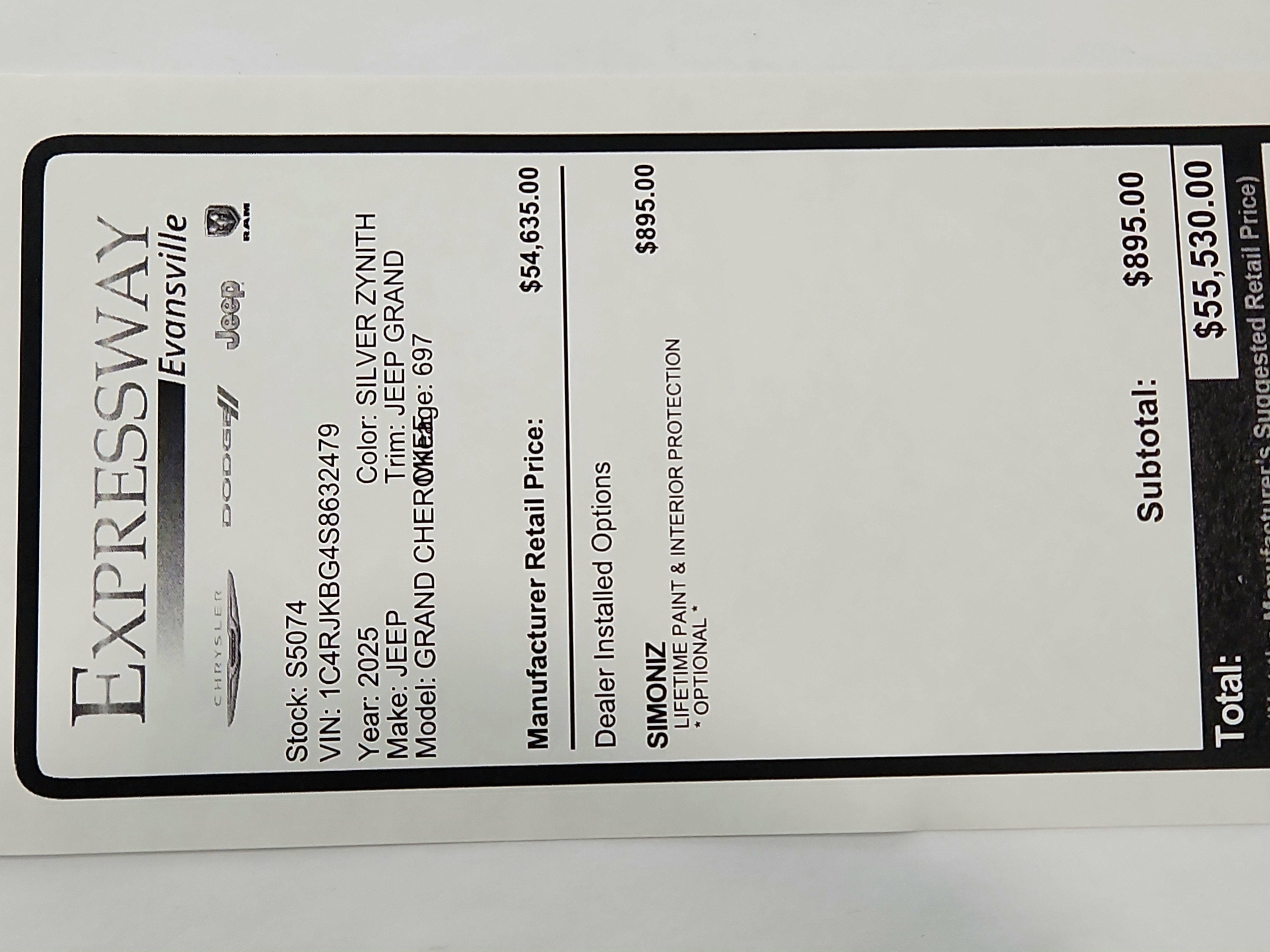 2025 Jeep Grand Cherokee JEEP GRAND CHEROKEE L LIMITED 4X4