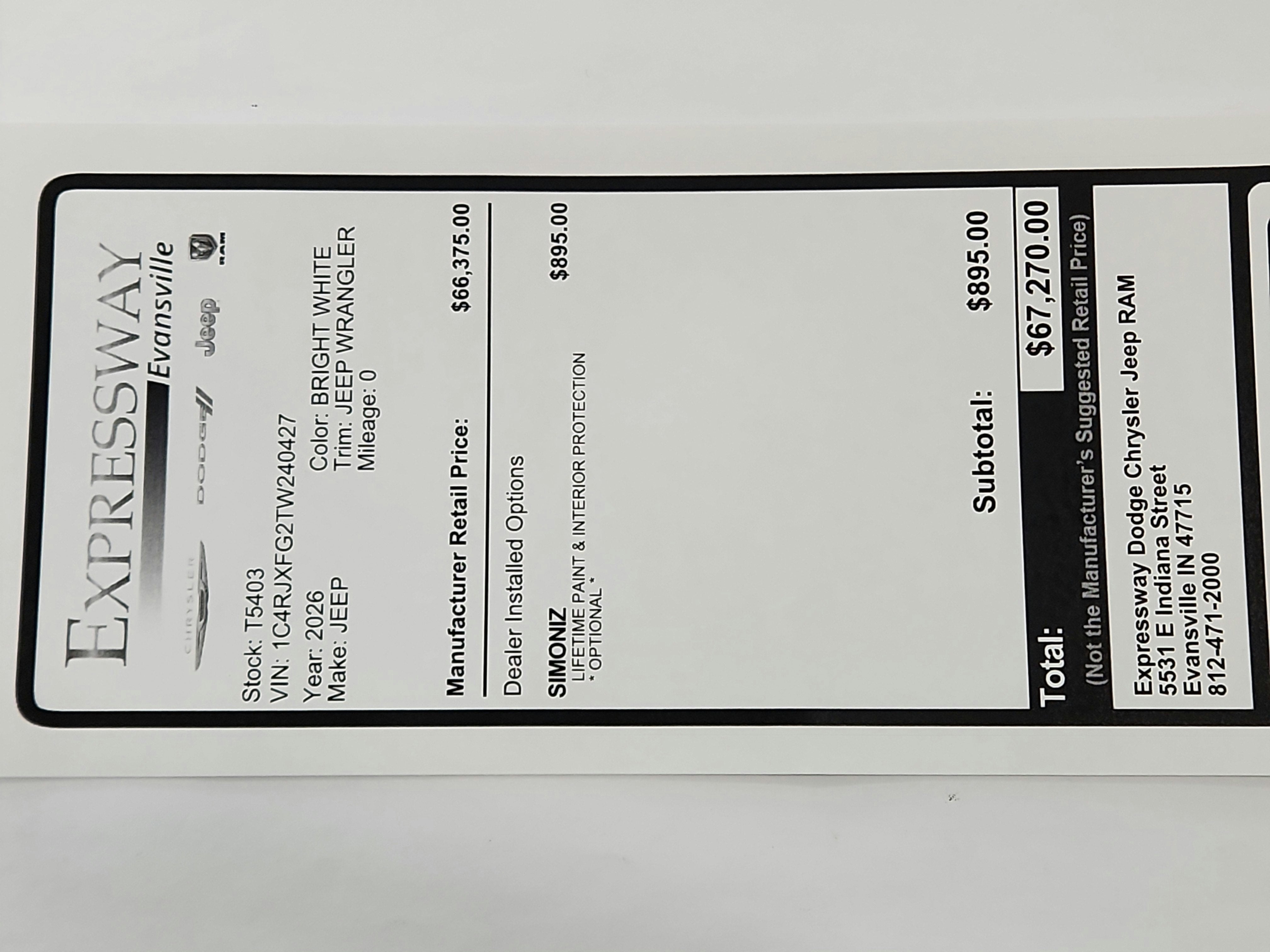 2026 Jeep Wrangler JEEP WRANGLER 4-DOOR RUBICON