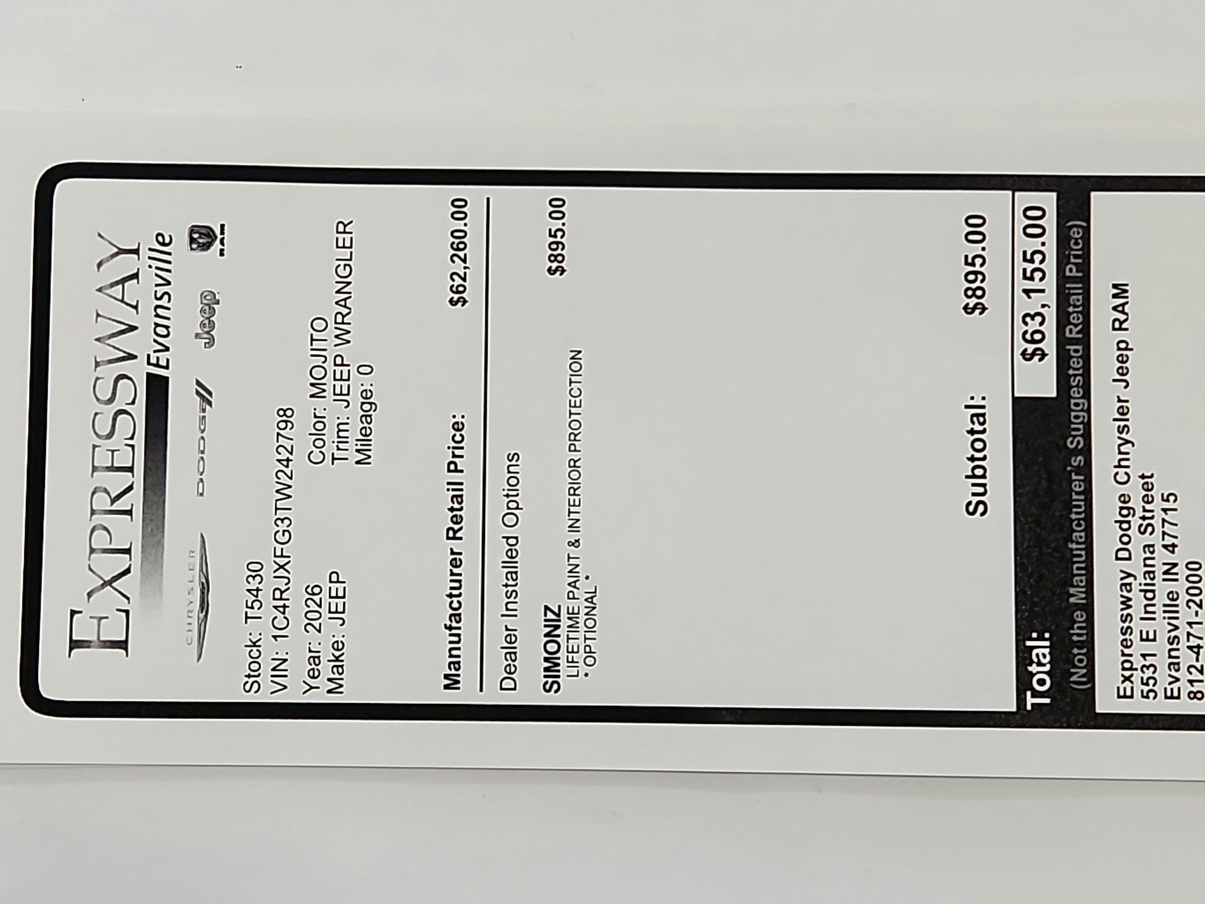 2026 Jeep Wrangler JEEP WRANGLER 4-DOOR RUBICON