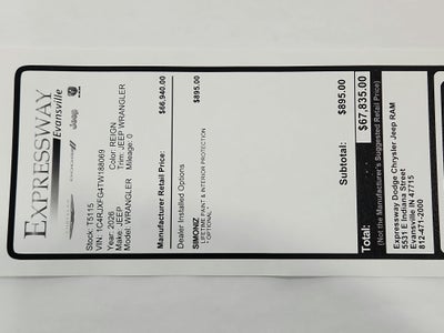 2026 Jeep Wrangler JEEP WRANGLER 4-DOOR RUBICON