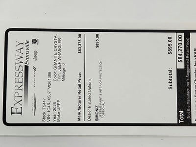 2026 Jeep Wrangler JEEP WRANGLER 4-DOOR 392