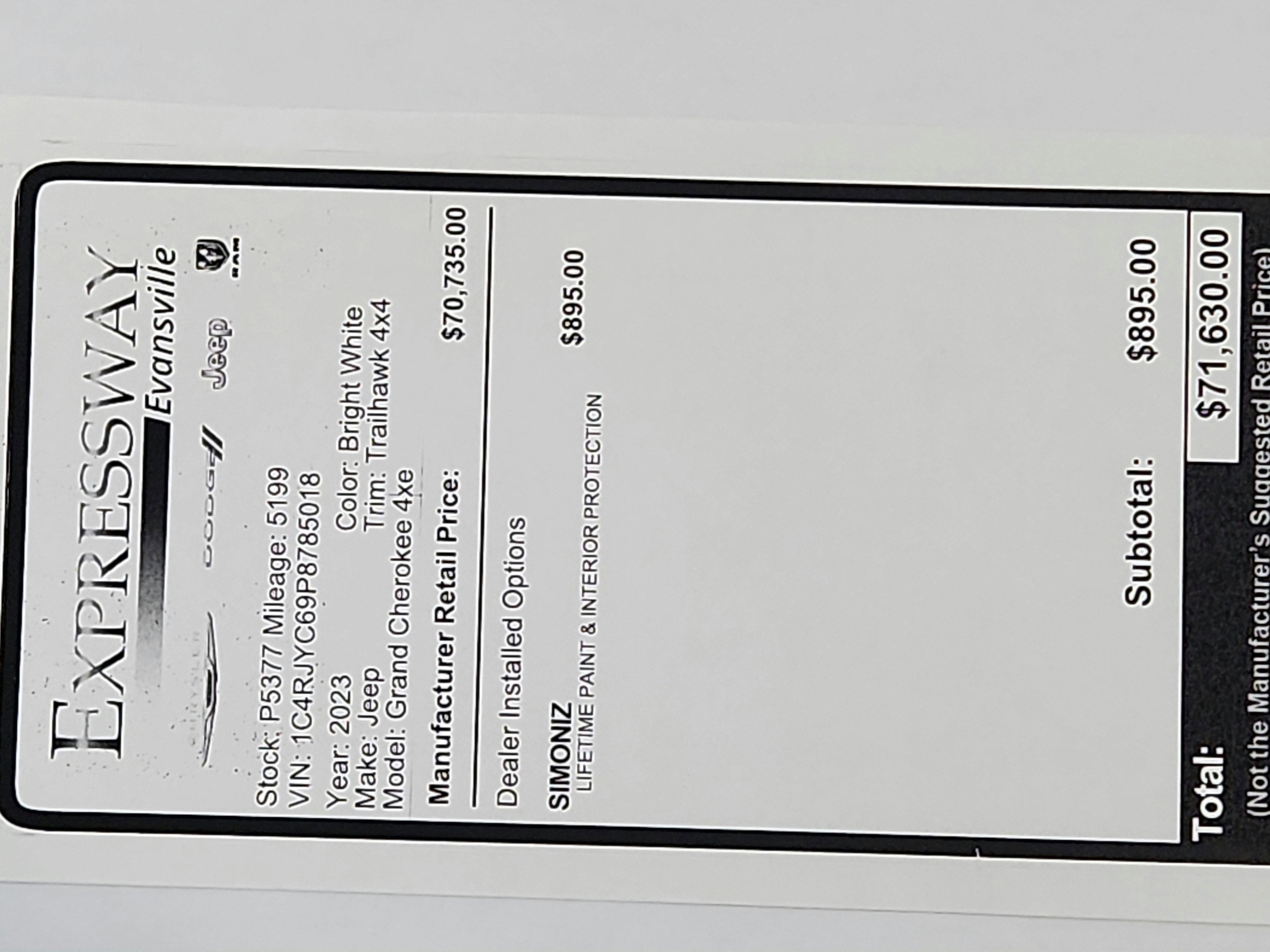 2023 Jeep Grand Cherokee 4xe JEEP GRAND CHEROKEE TRAILHAWK 4XE