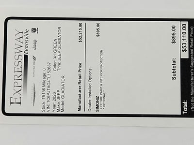 2026 Jeep Gladiator JEEP GLADIATOR SPORT 4X4