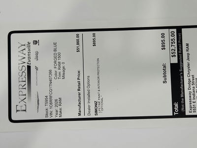 2026 RAM Ram 1500 Express