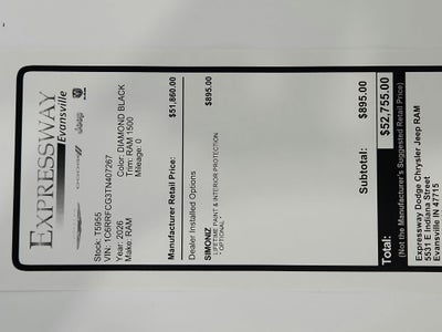 2026 RAM Ram 1500 Express