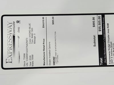 2026 RAM Ram 1500 Express