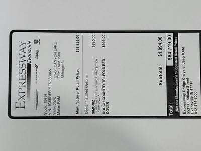 2026 RAM Ram 1500 RAM 1500 BIGHORN/LONESTAR CREW 4X4 (144.5 IN WB 5 FT 7 IN BOX)