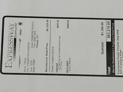 2026 RAM Ram 1500 Big Horn