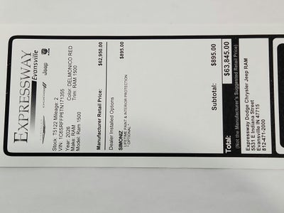 2026 RAM Ram 1500 RAM 1500 BIGHORN/LONESTAR CREW 4X4 (144.5 IN WB 5 FT 7 IN BOX)