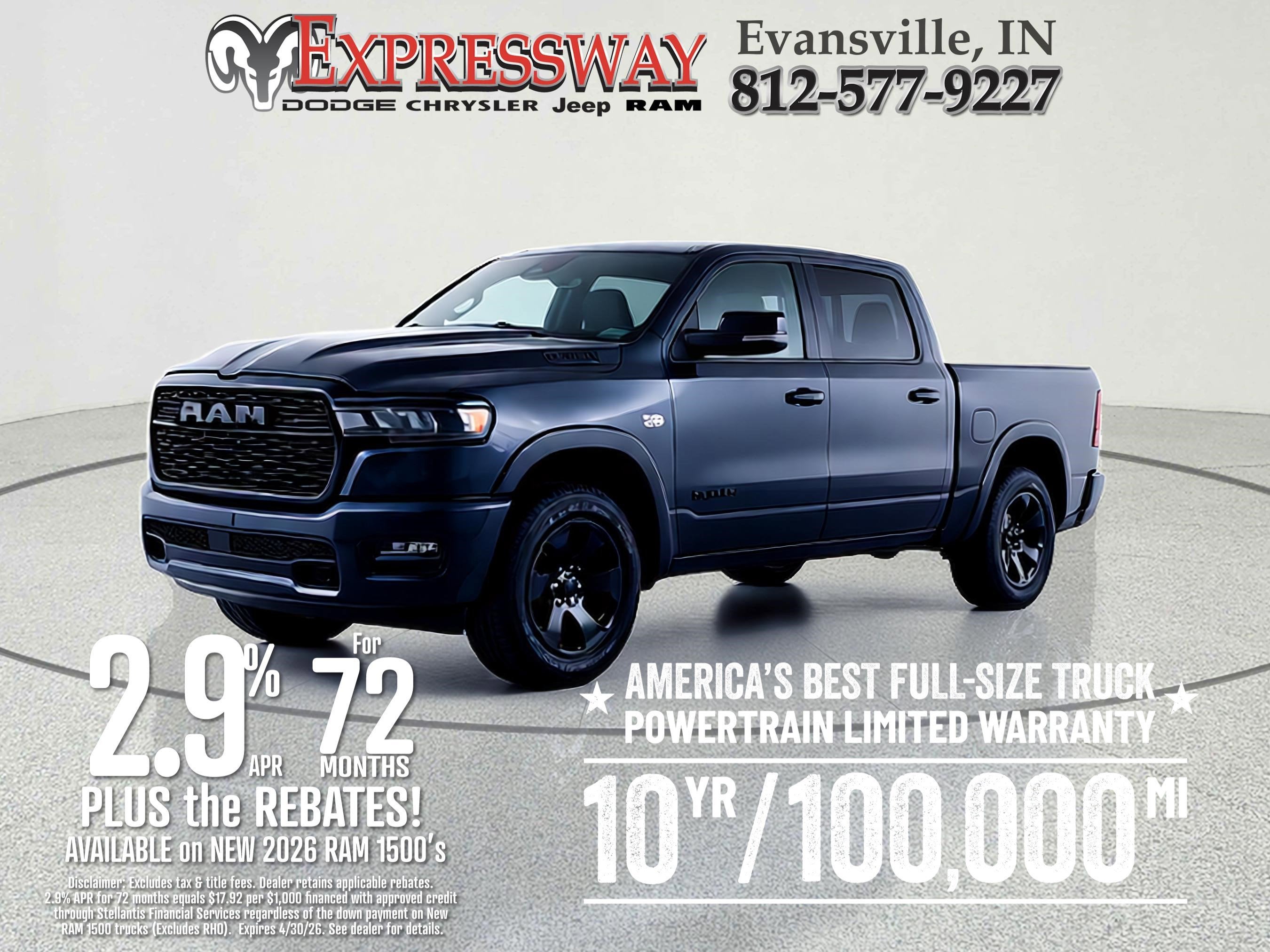 2026 RAM Ram 1500 RAM 1500 BIGHORN/LONESTAR CREW 4X4 (144.5 IN WB 5 FT 7 IN BOX)