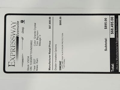 2027 RAM Ram 1500 Big Horn