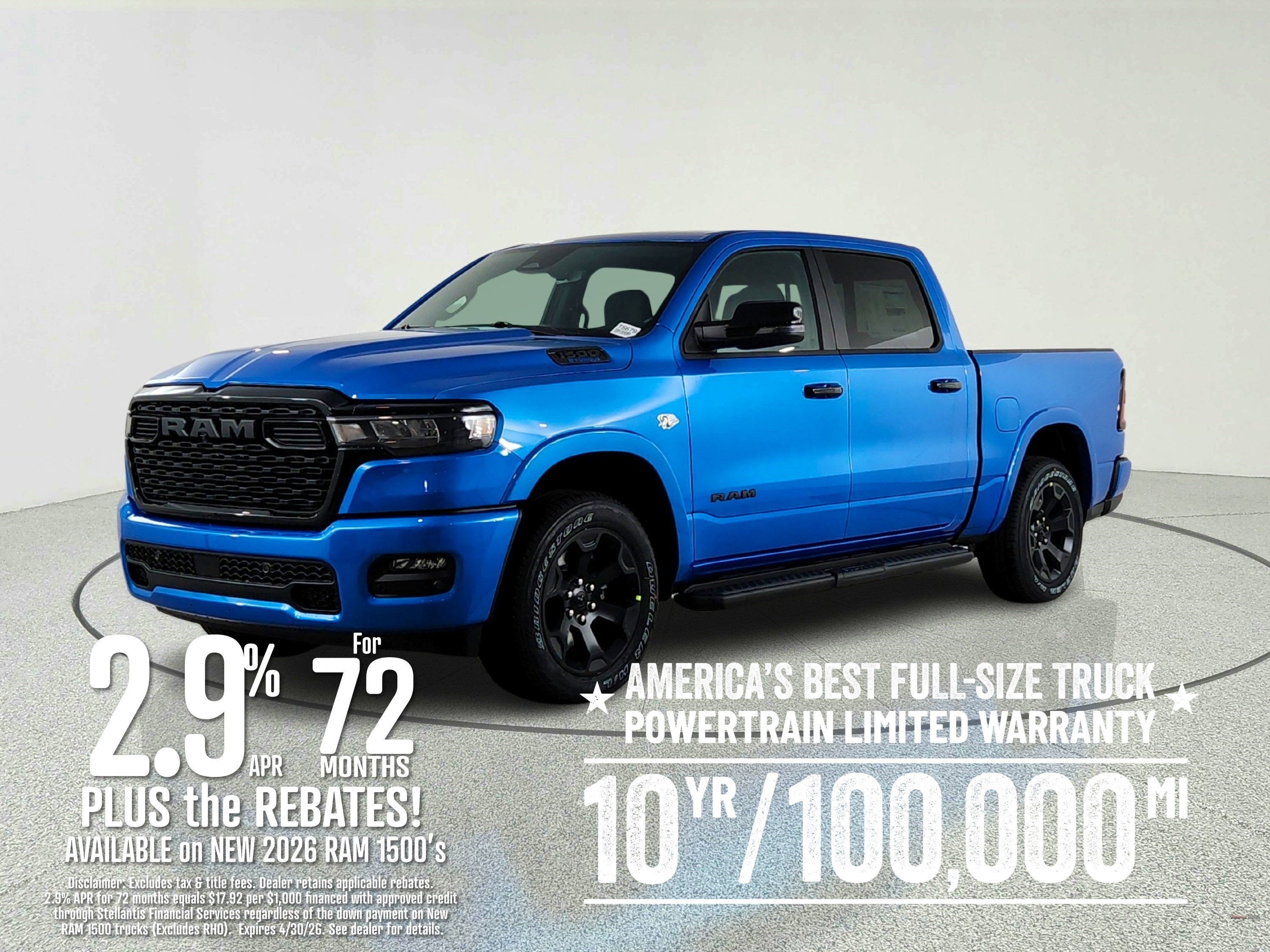 2026 RAM Ram 1500 RAM 1500 BIGHORN/LONESTAR CREW 4X4 (144.5 IN WB 5 FT 7 IN BOX)