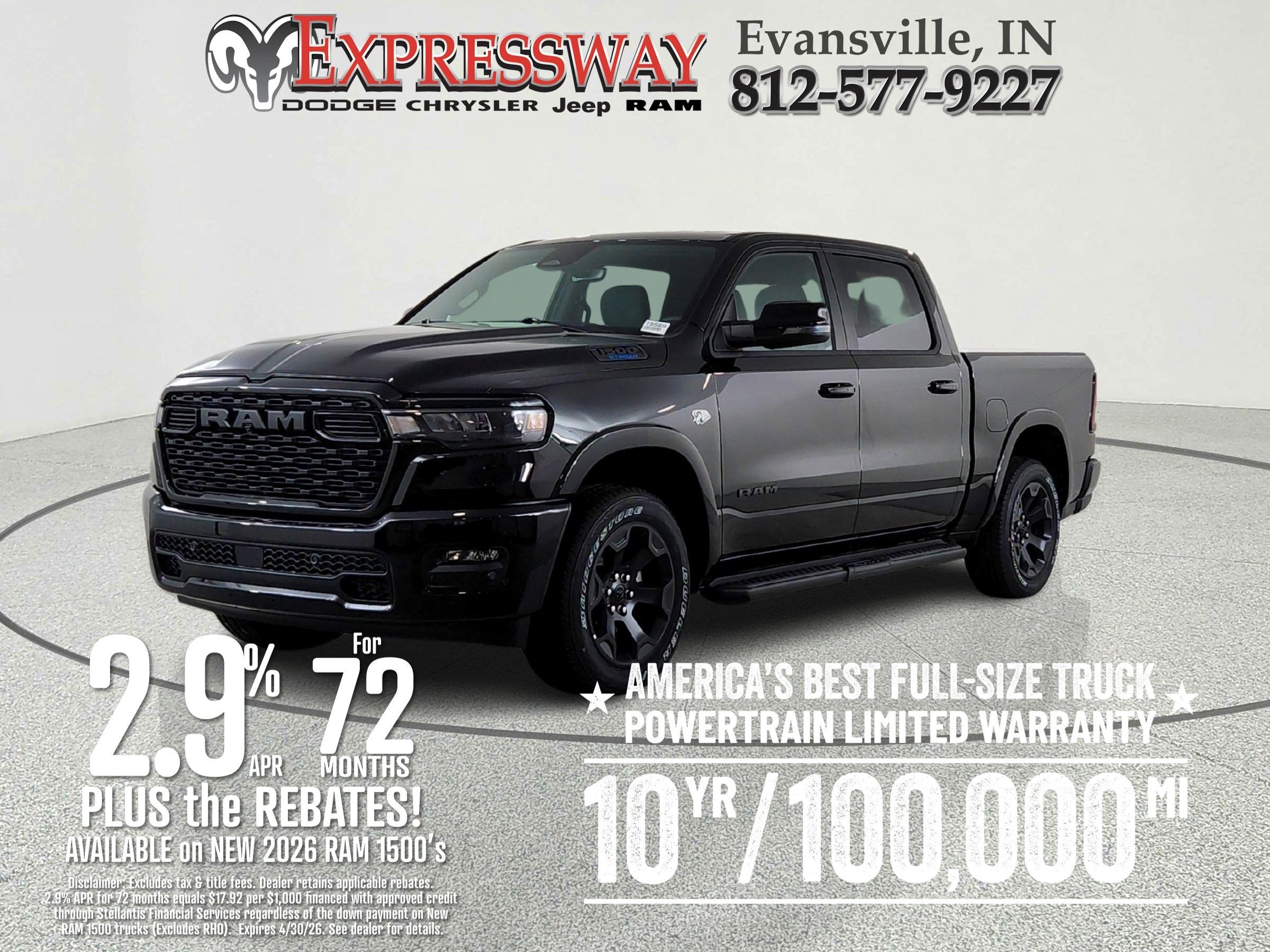 2026 RAM Ram 1500 RAM 1500 BIGHORN/LONESTAR CREW 4X4 (144.5 IN WB 5 FT 7 IN BOX)