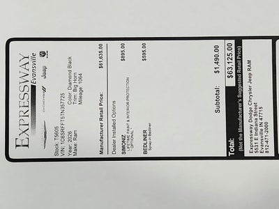 2026 RAM Ram 1500 Big Horn 4x4 Crew Cab 5'7" Box